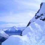 Peak in April. Photo by Dan F. (AKTrailhead.com)