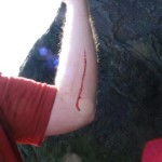 Watch the rocks. Photo by Conrad.