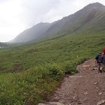 On the trail. Photo by Molly Bee.