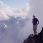 On the summit. Photo by Frank Baker.