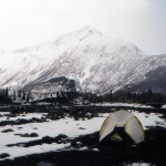 End of trail in winter