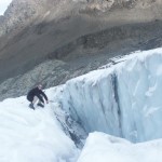 Crevasse. Photo by Clint Helander.