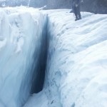 Crevasse. Photo by Clint Helander.