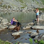 Happy dogs and ladies. Photo by Molly Bee.