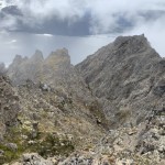 Interesting rock formations near the summit.