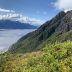 View looking north from the lower ridge.