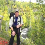 Dave at Troublesome Creek. Photo by Frank Baker.