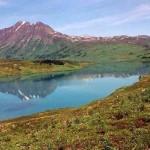 Southwest side of lake