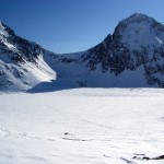 Snow covered Rabbit Lake