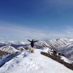 View from the peak in winter. Photo by Amy Olson.