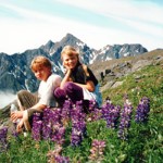 Kids at summit. Photo by Frank Baker.