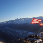 Looking up Eagle River valley from the summit. Photo by Wes Byers.