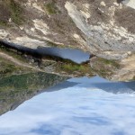 Small tarn at the pass, looking towards Whittier