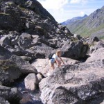 Boulder scramble. Photo by Hunter Burton.