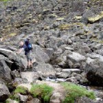 Boulder scramble. Photo by Dan Couture.