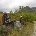 Hiker. Photo by BLD Light Painting.