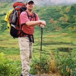 Hiker. Photo by BLD Light Painting.
