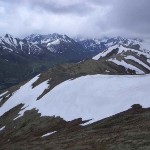 Ridge line towards Eagle River.