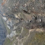 There are many interesting geologic features to be found near the summit