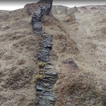 One of many interesting geologic features to be found near the summit