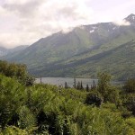 Return view of Summit Lake