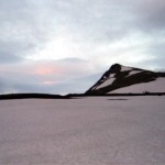 Night view from cabin. Photo by Kathy.
