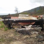 Cabin ruins. Photo by Paul 'Kegger' Koecher.