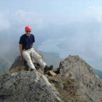 Frank on top. Photo by Frank Baker.